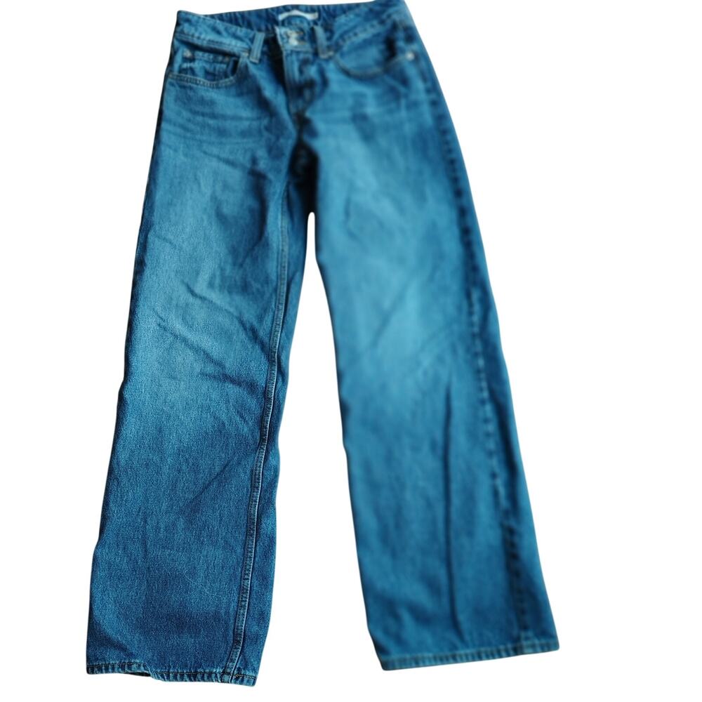 Levi’s Super Low Straight Leg Jeans 28x30 Low Rise Y2K 100% Cotton